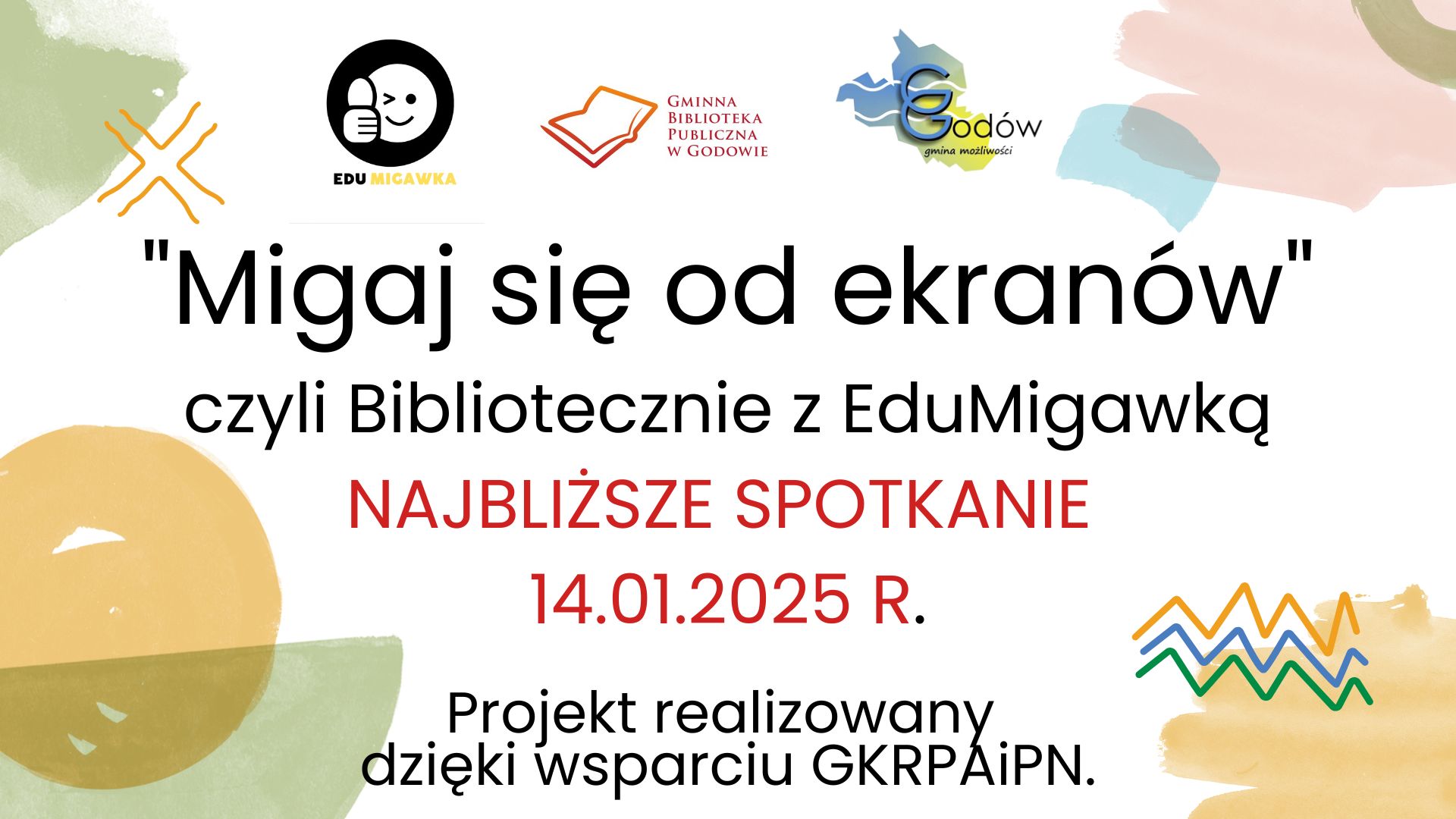 "Migaj się od ekranów czyli Bibliotecznie z EduMigawką"